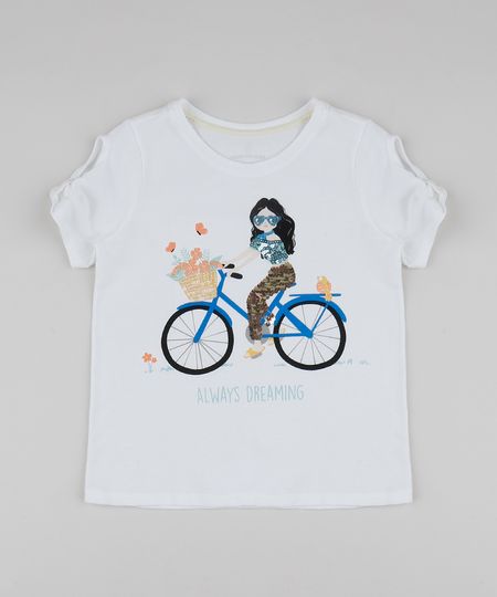 Blusa-Infantil--Always-Dreaming--com-Paetes-Manga-Curta-Off-White-9946353-Off_White_1