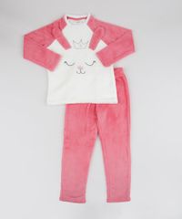 Pijama-de-Fleece-Infantil-Coelhinha-Manga-Longa-Rosa-9769042-Rosa_1