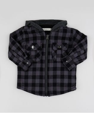 Jaqueta-de-Flanela-Infantil-Estampada-Xadrez-Preta-9810341-Preto_1