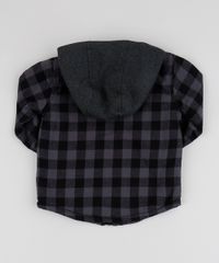 Jaqueta-de-Flanela-Infantil-Estampada-Xadrez-Preta-9810341-Preto_2