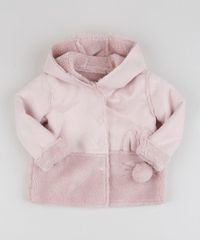 Colete-Infantil-em-Pelo-com-Bolsos-Rosa-Claro-9810483-Rosa_Claro_1