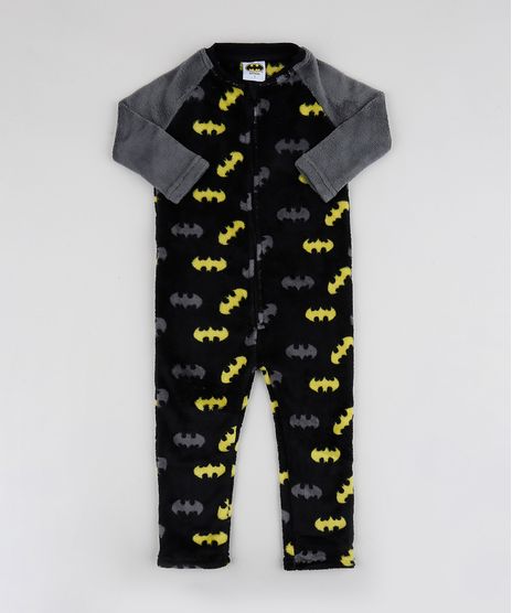 Pijama-Macacao-de-Fleece-Infantil-Batman-Manga-Longa-Preto-9769039-Preto_1