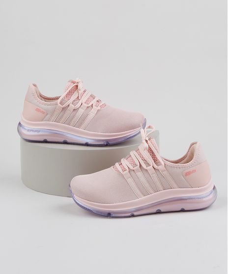 Tenis-Feminino-Actvitta-Knit-Running-com-Solado-Transparente-Rosa-Claro-9947315-Rosa_Claro_1