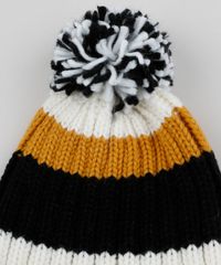 Gorro-de-Trico-Infantil-Listrado-com-Pompom-Caramelo-9785361-Caramelo_3