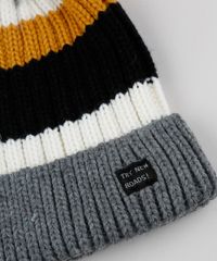 Gorro-de-Trico-Infantil-Listrado-com-Pompom-Caramelo-9785361-Caramelo_4