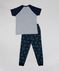 Pijama-Infantil-Minecraft-Estampado-Manga-Curta-Cinza-Mescla-9950814-Cinza_Mescla_2