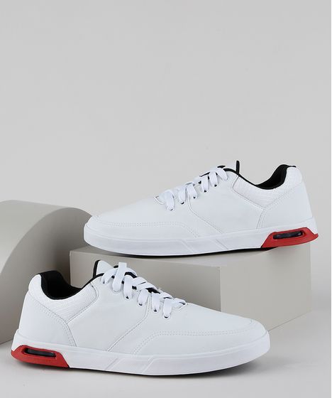 tenis branco masculino c&a