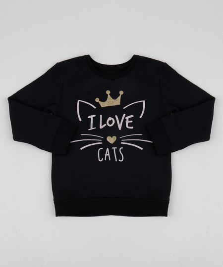 Blusao-de-Moletom-Infantil--I-Love-Cats--Preto-9946763-Preto_1 Blusao-de-Moletom-Infantil--I-Love-Cats--Preto-9946763-Preto_1