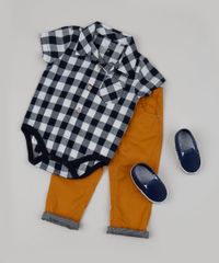 Body-Camisa-de-Flanela-Infantil-Estampado-Xadrez-Manga-Curta-Preto-9842882-Preto_3