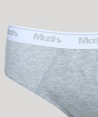 Kit-de-3-Cuecas-Mash-Masculinas-Slip-Cinza-Mescla-Claro-9951002-Cinza_Mescla_Claro_4