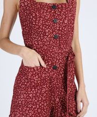 Macaquinho-de-Linho-Feminino-Estampado-Animal-Print-Onca-com-Faixa-para-Amarrar-Alca-Larga-Vermelho-9825571-Vermelho_4