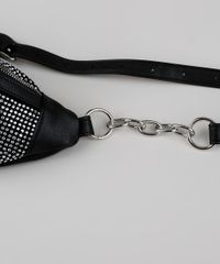 Pochete-Feminina-com-Strass-e-Ziper-Preta-9913769-Preto_4