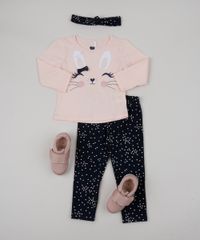 Conjunto-Infantil-de-Blusa-Coelhinha-Manga-Longa-Rose---Calca-Legging-Estampada-de-Poa---Faixa-para-Cabelo-Preta-9944853-Preto_3