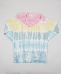 Blusao-de-Moletom-Juvenil-Alongado-Estampado-Tie-Dye-com-Capuz-Rosa-9949779-Rosa_2