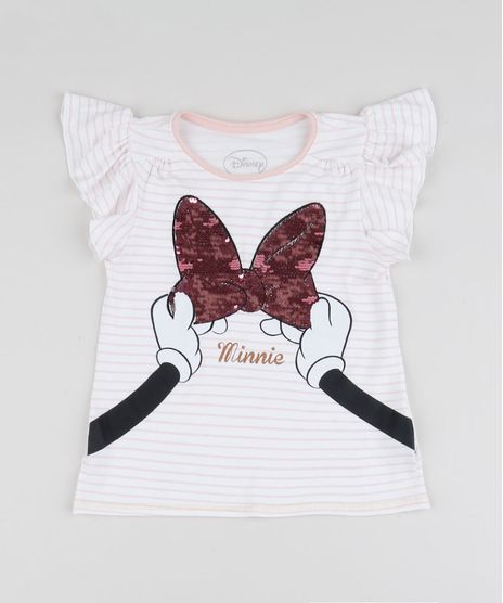 Blusa-Infantil-Minnie-Listrada-com-Paetes-Dupla-Face-Manga-Curta-Off-White-9944978-Off_White_1