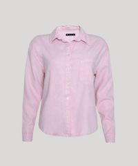 Camisa-Feminina-Mindset-Pijama-com-Bolso-Manga-Longa-Rosa-Claro-9953968-Rosa_Claro_5