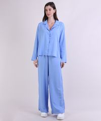 Camisa-de-Pijama-Feminina-Mindset-Manga-Longa-Azul-9953729-Azul_3