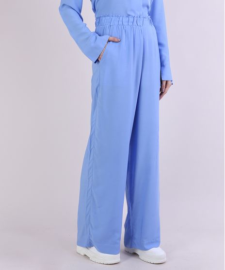 Calca-de-Pijama-Feminina-Mindset-com-Bolsos-Azul-9953713-Azul_1