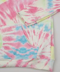 Blusao-de-Moletom-Juvenil-Estampado-Tie-Dye-com-Capuz-Rosa-9949328-Rosa_4