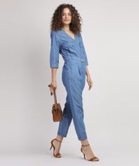 Macacao-Jeans-Feminino-com-Bolsos-e-Cinto-Manga-3-4-Azul-Medio-9946823-Azul_Medio_3 Macacao-Jeans-Feminino-com-Bolsos-e-Cinto-Manga-3-4-Azul-Medio-9946823-Azul_Medio_3