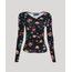 blusa-feminina-Estampado-Floral-Manga-Longa-Decote-V-Preto-9943237-Preto_1