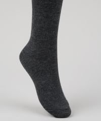 Meia-Feminina-Lupo-Cano-Alto-3-4-Cinza-Mescla-Escuro-9954198-Cinza_Mescla_Escuro_3