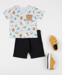 Camiseta-Infantil-Estampada-de-Bichos-Manga-Curta-Gola-Careca-Cinza-Mescla-9945033-Cinza_Mescla_3