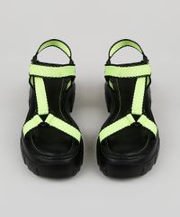 Papete-Feminina-Oneself-Flatform-Tratorada-com-Velcro-Verde-Neon-9952379-Verde_Neon_5