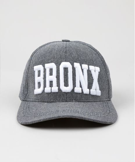 Bone-Masculino-com-Bordado--Bronx--Aba-Curva-Chumbo-8684297-Chumbo_1