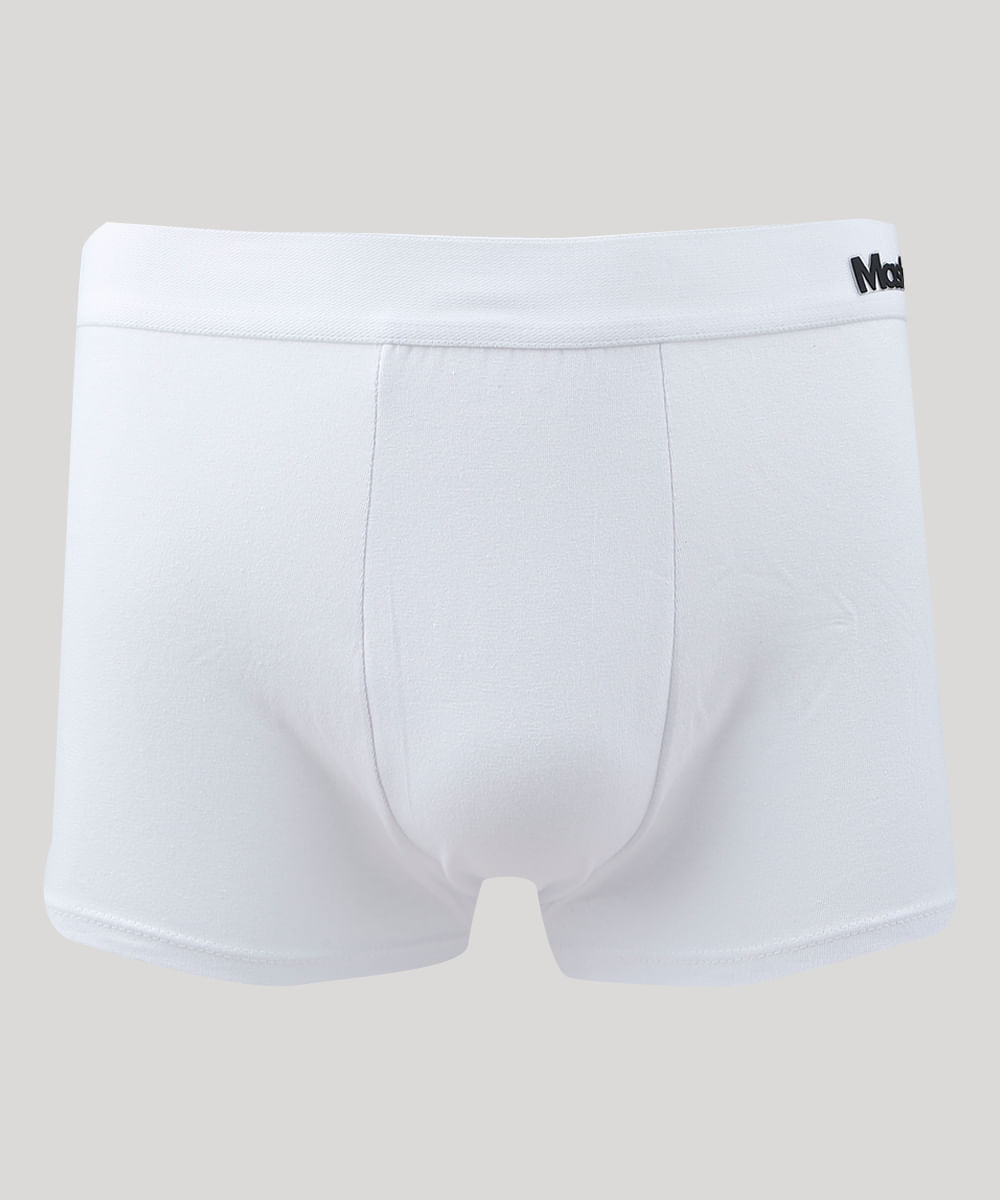 Cueca Masculina Mash Boxer Off White