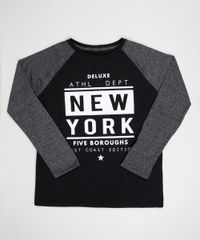 Camiseta-Juvenil--New-York--Manga-Longa-Raglan-Preta-9943206-Preto_1