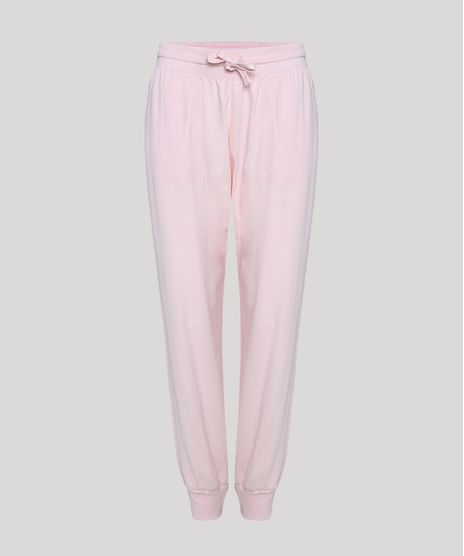 Calca-Feminina-Basica-Jogger-Cintura-Alta-com-Cordao-e-Bolsos-Rosa-Claro-9941599-Rosa_Claro_1