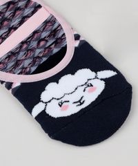 Meia-Feminina-Sapatilha-Estampada-de-Ovelha-Azul-Marinho-9949188-Azul_Marinho_2 Meia-Feminina-Sapatilha-Estampada-de-Ovelha-Azul-Marinho-9949188-Azul_Marinho_2