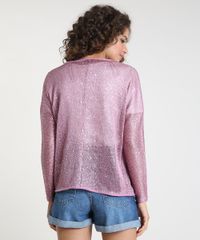 Capa-Feminina-em-Trico-com-Paetes-Rosa-9808990-Rosa_2