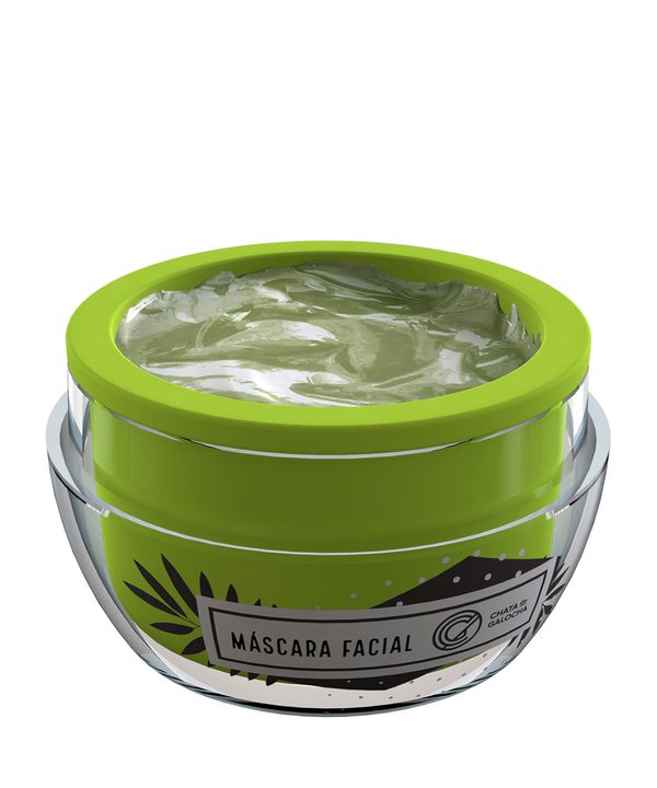 Máscara Facial Argila Verde Chata de Galocha 50g ÚNICO Único Único