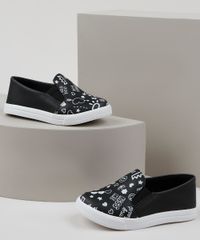 Tenis-Slip-On-Infantil-Sonho-de-Crianca-Estampado-de-Coracoes-Preta-9953698-Preto_1