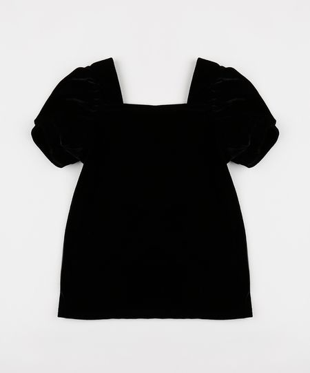 Blusa-de-Veludo-Infantil-Manga-Bufante-Preta-9950151-Preto_1