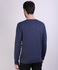 Camiseta-Masculina-Manga-Longa-Gola-Careca--Azul-Escuro-Mescla-9955217-Azul_Escuro_Mescla_2