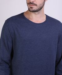 Camiseta-Masculina-Manga-Longa-Gola-Careca--Azul-Escuro-Mescla-9955217-Azul_Escuro_Mescla_4
