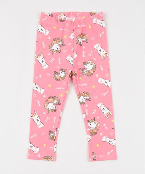 Calca-Legging-Infantil-Estampada-de-Unicornios-Rosa-9955215-Rosa_1