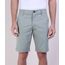 Bermuda-de-Sarja-Masculina-Reta-Estampada-Quadriculada-com-Bolsos-Verde-Claro-9948031-Verde_Claro_1
