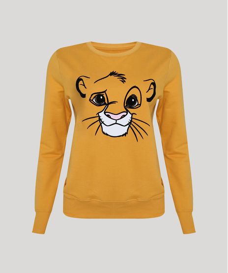 Blusao-de-Moletom-Feminino-O-Rei-Leao-Mostarda-9943411-Mostarda_1