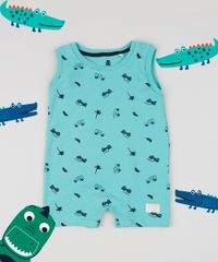 Macaquinho-Infantil-Estampado-de-Carros-Sem-Manga--Verde-9676976-Verde_2