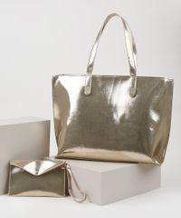 Bolsa-de-Ombro-Feminina-Shopper-Grande---Bolsa-De-Mao-Dourada-9946653-Dourado_2
