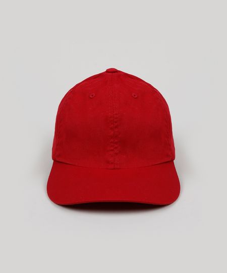 Bone-Masculino-Basico-Aba-Curva-Vermelho-9168349-Vermelho_1