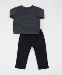 Conjunto-Infantil-de-Blusao-Batman---Calca-em-Moletom-Cinza-Mescla-Escuro-9948038-Cinza_Mescla_Escuro_2