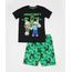 Pijama-Infantil-Minecraft-Manga-Curta-Gola-Careca-Preto-9942703-Preto_1