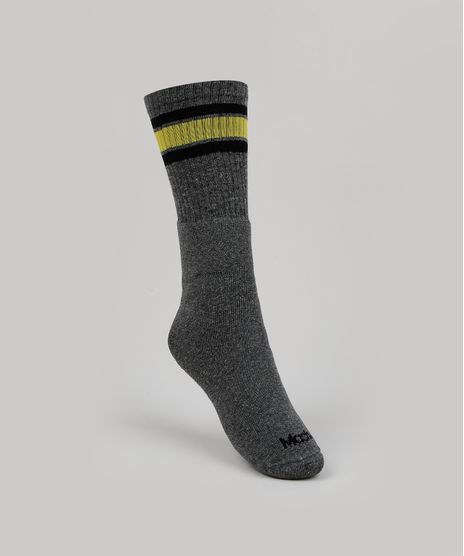 Meia-Masculina-Mash-Cano-Longo-com-Listras-Cinza-Mescla-Escuro-9950993-Cinza_Mescla_Escuro_1