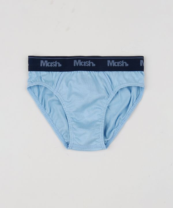 Cueca Infantil Mash Slip Azul Claro G