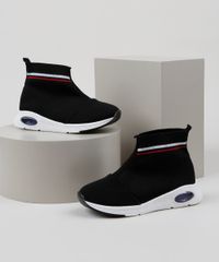 Tenis-Meia-Infantil-Molekinha-Cano-Alto-Knit-Preto-9949121-Preto_1
